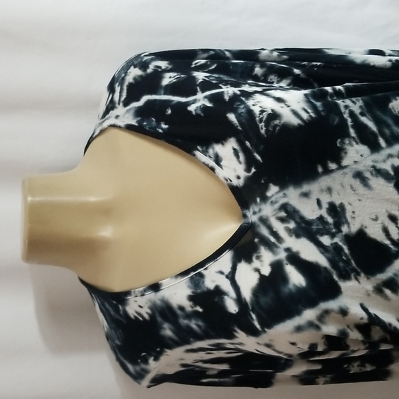 YOUNG FABULOUS & BROKE TYE DYED LS SHIRT SIZE XS"BLK-WHTE - Picture 2 of 8